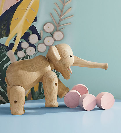 Kay Bojesen Holzfigur - Elefant - Groß - 22 cm - Eiche