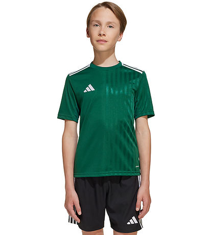 adidas Performance T-Shirt - Campeon25 - Dunkelgrün/Weiß