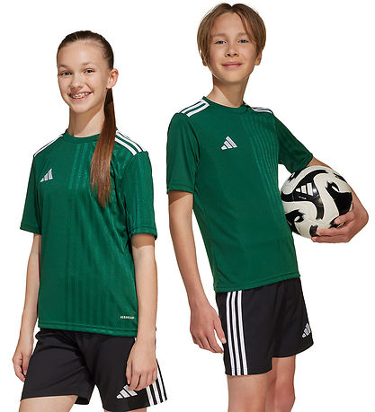 adidas Performance T-Shirt - Campeon25 - Dunkelgrün/Weiß