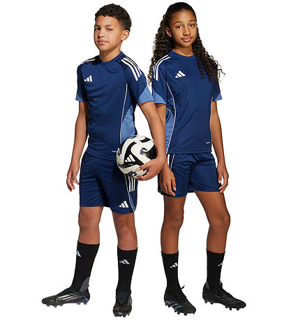 adidas Performance Stuttbuxur - Tiro25C - Team Dökkblátt Blue/Cr