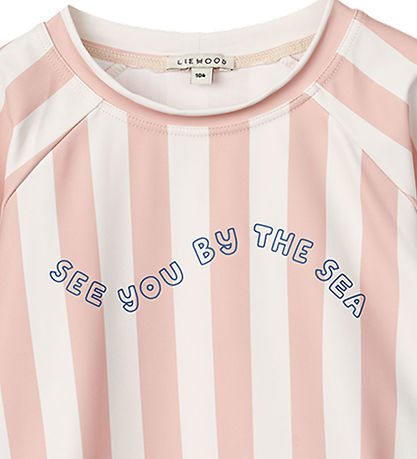 Liewood Bademode - Dagny - UV40+ - Stripe Sorbet Rose/Creme DORT