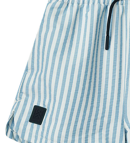 Liewood Sund stuttbuxur - Aiden - Y/D Stripe Riverside/Fílabeins