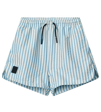Liewood Sund stuttbuxur - Aiden - Y/D Stripe Riverside/Fílabeins