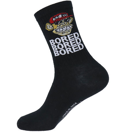 LMTD Socken - 3er-Pack - NlmAbris - Black/3p SCHWARZ+FLINT Stone