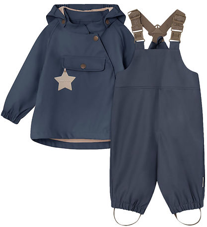 Mini A Ture Regnföt M. axlaböndum - PU - MatWainis - Ombre Blue
