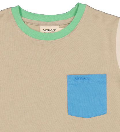 MarMar Stuttermabolur - Tad - Colour Block Lama