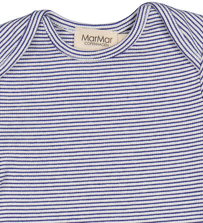 MarMar Summer Romper - Rib - Modal - Roxi - Blue Stripe