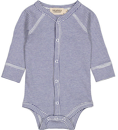 MarMar Samfella l/e - Rib - Modal - Bruno - Blue Stripe