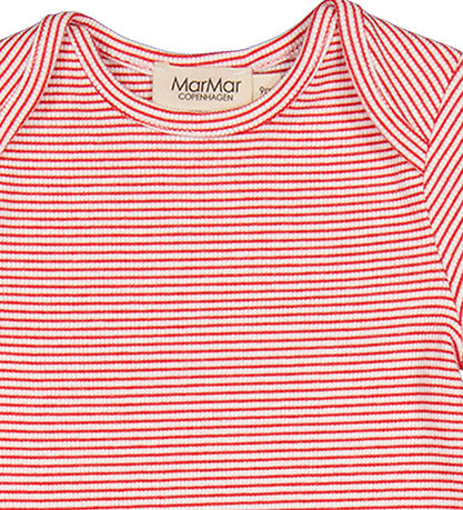 MarMar Summer Romper - Rib - Modal - Roxi - Red Stripe