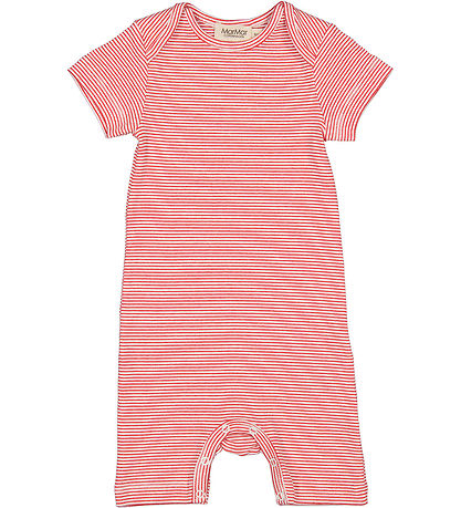 MarMar Summer Romper - Rib - Modal - Roxi - Red Stripe