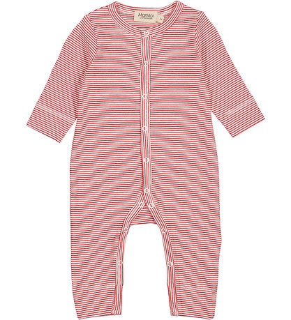MarMar Jumpsuit - Rib - Modal - Rukana - Red Stripe
