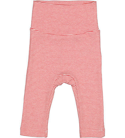MarMar Byxor - Rib - Modal - Öl - Röd Stripe
