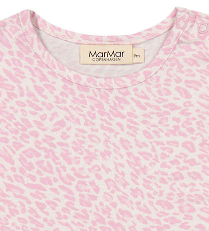 MarMar Stuttermabolur - Viscose - Leo - Pink Leo