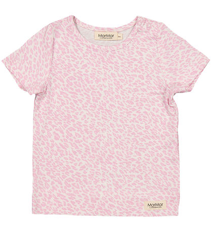 MarMar Stuttermabolur - Viscose - Leo - Pink Leo