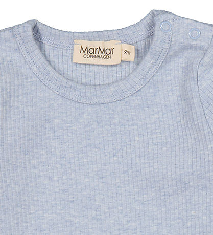 MarMar Bluse - Rib - Modal - Plain - Frisch Air Melange