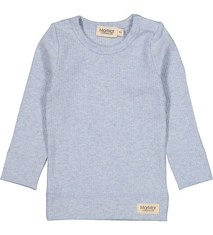 MarMar Bluse - Rib - Modal - Plain - Frisch Air Melange