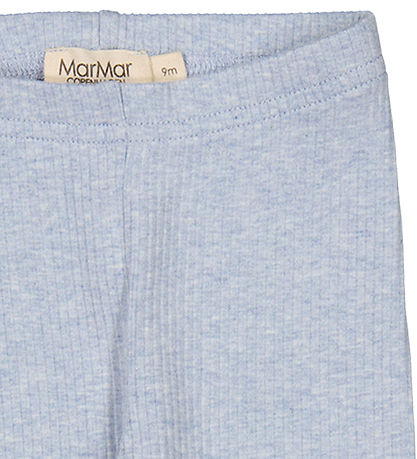 MarMar Leggings - Rib - Modal - Fresh Air Melange