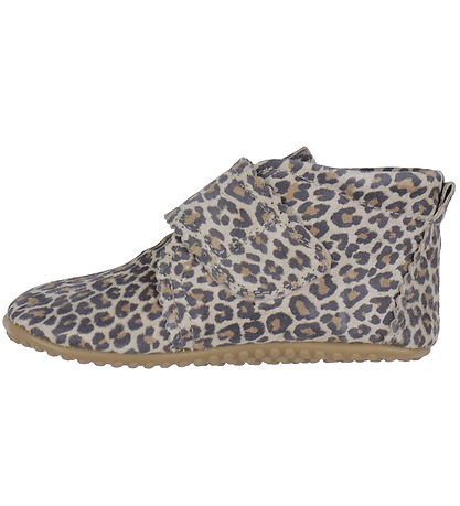 Pom Pom Soft Sole Leather Shoes - Beginners Velcro Scallops - Mi