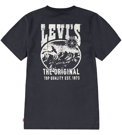 Levis Stuttermabolur - Jet Black