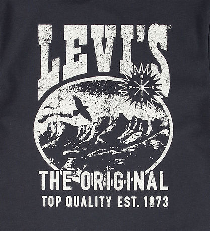 Levis Stuttermabolur - Jet Black