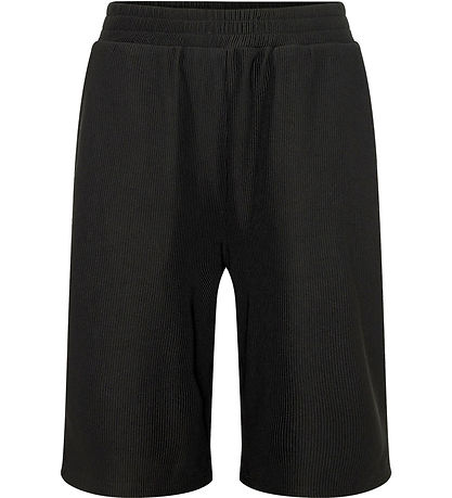 Grunt Stuttbuxur - Rib - GRHein - Svart