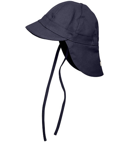 Huttelihut Sommarhatt - Lin - UV20 - Marinblå