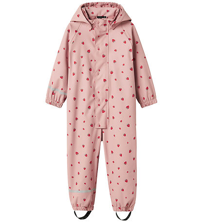 Name It Regngalli M. Flís - PU - NmfDry10 - Pale Mauve/Strawbe