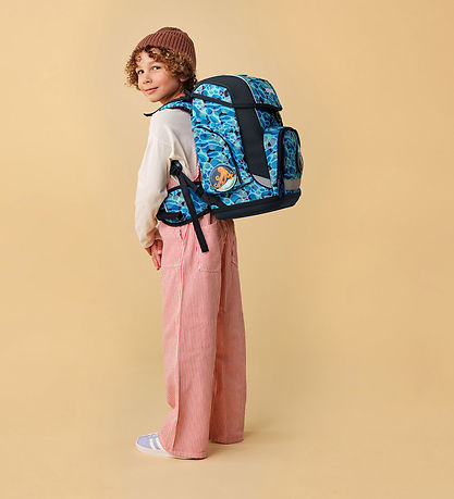 Ergobag Skólatösku sett - Cubo - Ocean DiveBear