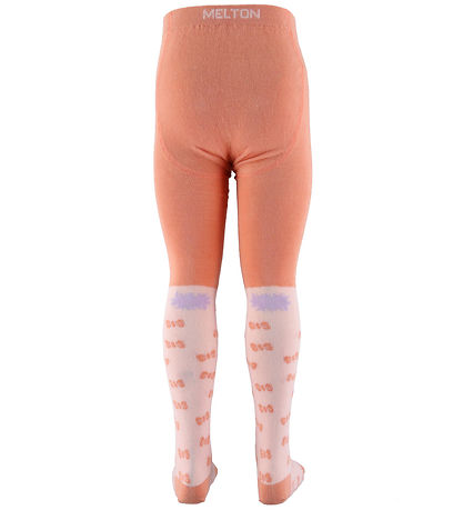 Melton Strumpbyxor - Rabbit - Peach Rosa