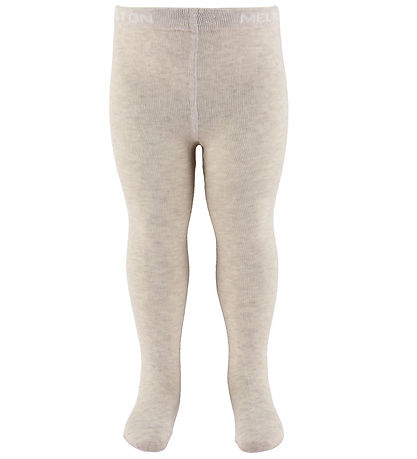 Melton Sukkahousut - Vaalea Beige Kirjava
