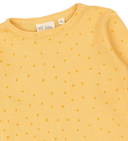 Petit Piao Tröja - Rib - Modal - Yellow Sön