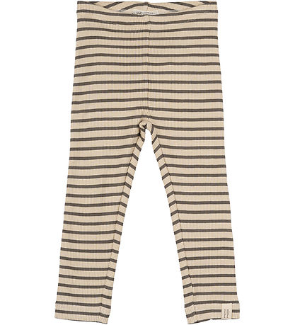 Petit Piao Leggingsit - Joustinneule - Modal - Maa Brown/Dark Of