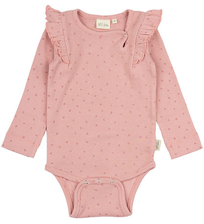 Petit Piao Samfella l/e - Rib - Modal - Björt Rose