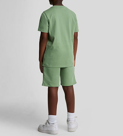 Lyle & Scott Collegeshortsit - savu Green