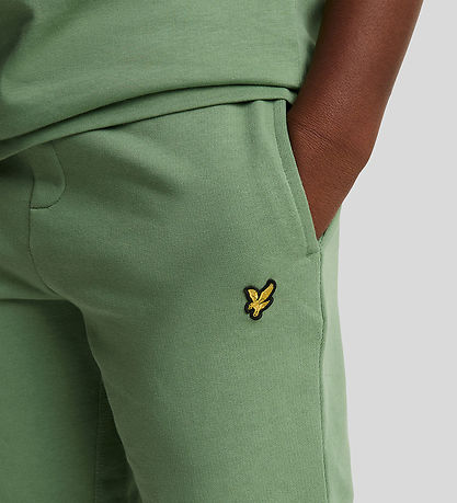 Lyle & Scott Collegeshortsit - savu Green