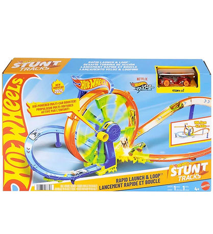 Hot Wheels Race Car Track - Action Rapid Launch & Loop