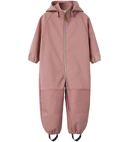 Name It Softshell Suit w. Fleece - NmfAlfa08 - Burlwood w. Magis