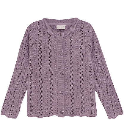 Minymo Prjóna Cardigan - Elderberry