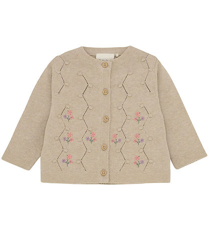 Minymo Neuletakki Neulo - Beige Kirjava