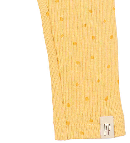 Petit Piao Leggings - Rib - Modal - Yellow Sun