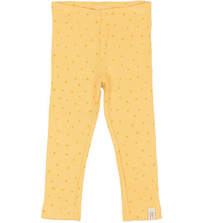 Petit Piao Leggings - Rib - Modal - Yellow Sun