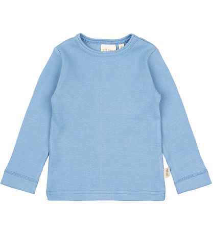 Petit Piao Bluse - Rib - Modal - Allure Blue