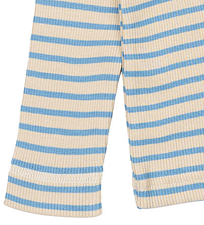 Petit Piao Blússa - Rib - Modal - Allure Blue/Dark Off White