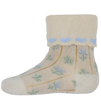 MP Socken - Bambus - Nova - Ecru/Hellblau