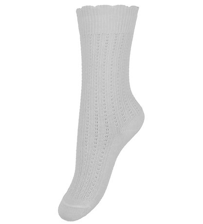 MP Socks - Inger - Snow White w. Pointelle