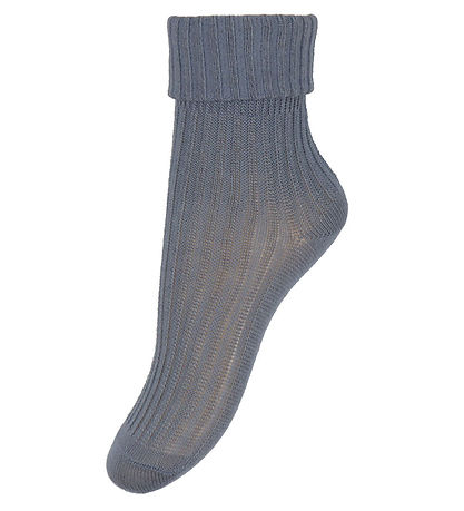 MP Socks - Bamboo - Rib - Stone Blue