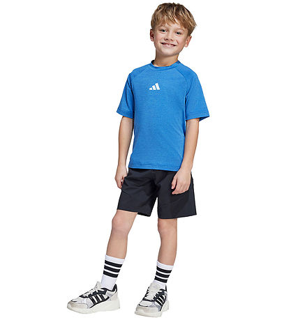 adidas Performance Trainingsanzug - Helles Cyan/Royal Blue/Weiß