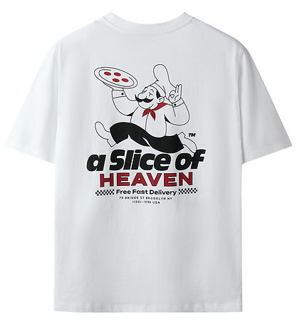 LMTD Stuttermabolur - NlmSlice - Bright White