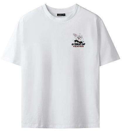 LMTD Stuttermabolur - NlmSlice - Bright White