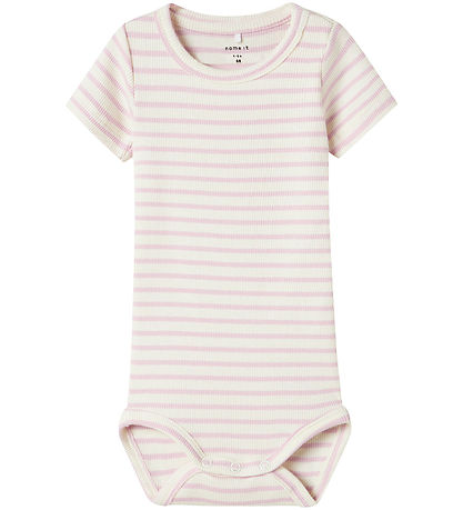 Name It Bodysuit s/s - Rib - Noos - NbnBani - Winsome Orchid